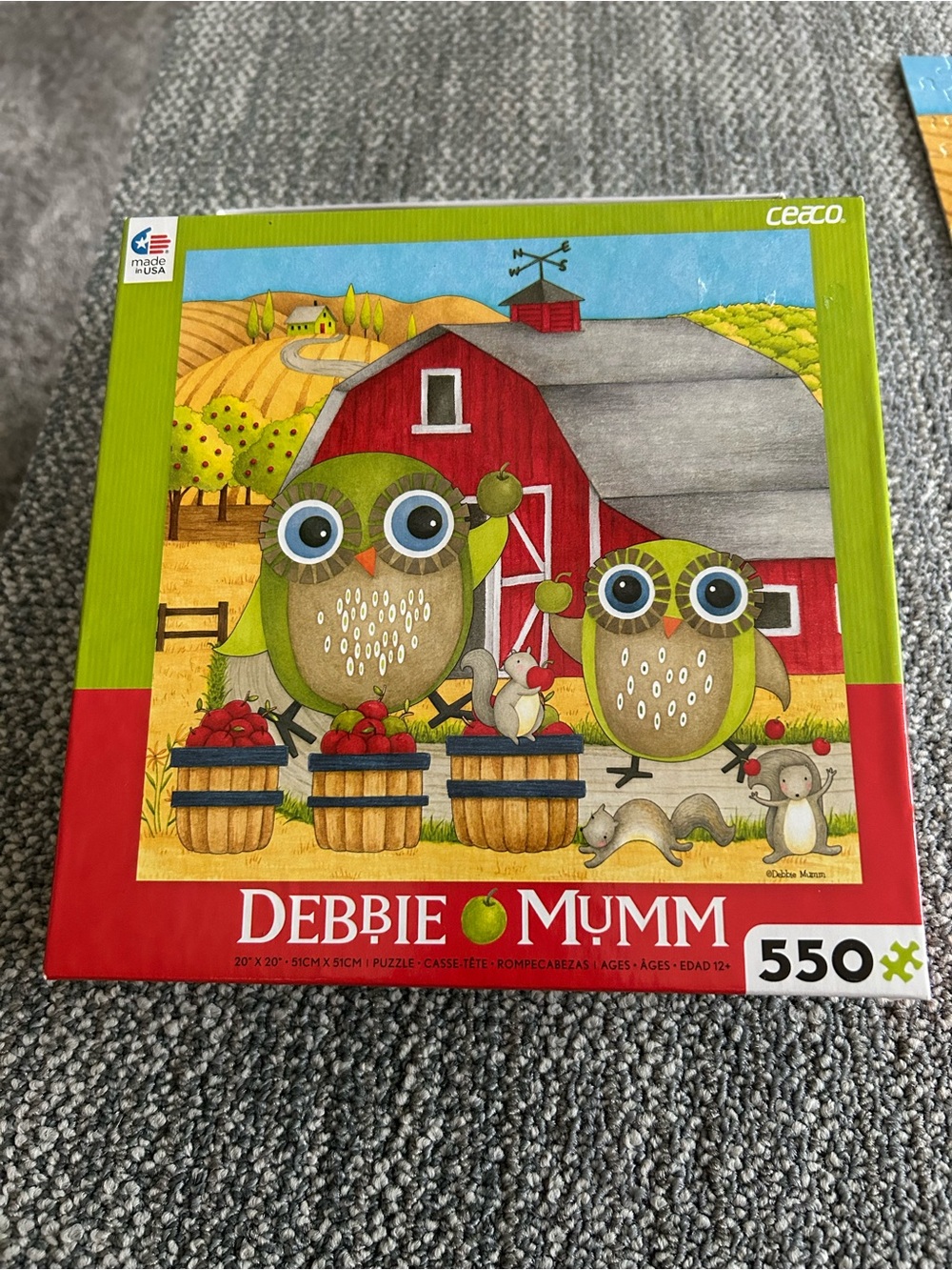 Ceaco Debbie Mumm Autumn/Harvest/Owl 550-Piece Jigsaw Puzzle